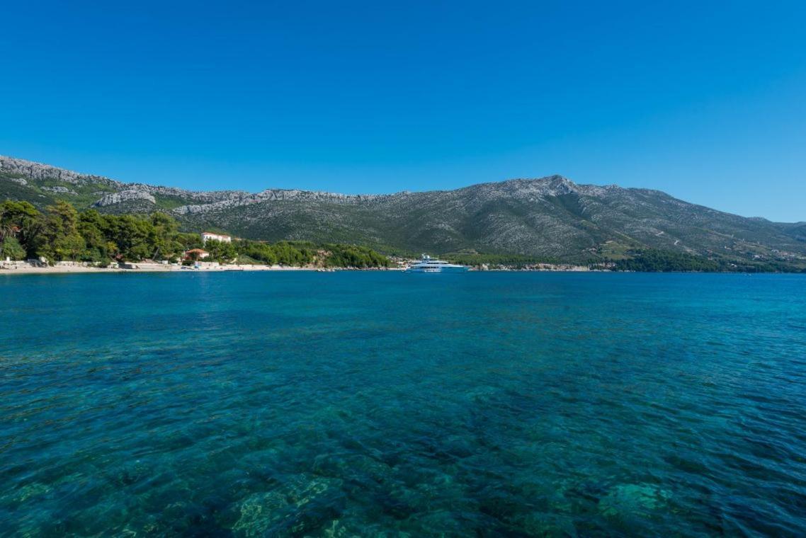 Luxury Beachfront Villa Mare With Private Pool At The Beach Orebic - Peljesac Exterior photo